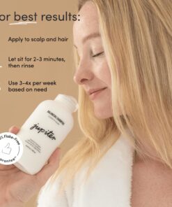 Jupiter Anti Dandruff Shampoo For Women & Men - Physician-Formulated For Flaky, Itchy, Oily, Dry Scalp Treatment - Vegan, Sulfate Free - Color Safe & Paraben Free Anti-Dandruff Shampoo With Zinc 24 719o 4ld4jL 2