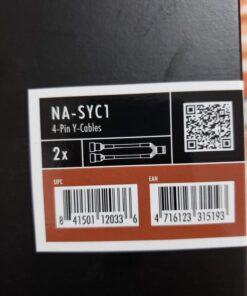 Noctua NA-SYC1, 4 Pin Y-Cables for PC Fans (Black) 35 719orAISOiL