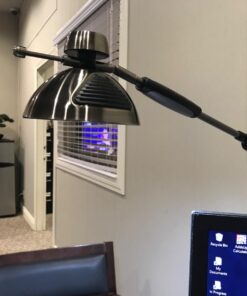 OTUS Desk Lamp Gesture Control, LED Architect Desk lamp for Home Office, Adjustable Metal Swing Arm, Tall Task Light for Drafting or Bedside Table Reading, 12 Brightness, 3 Touch Eye-Caring Modes 54 719oyEDGoaL