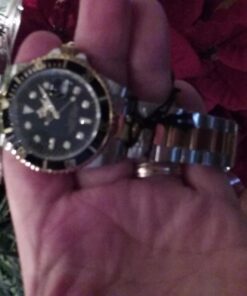 FANMIS Mens Luxury Watches Rotatable Bezel Sapphire Glass Luminous Quartz Silver Gold Two Tone Stainless Steel Watch Gold Black 43 719qxv5WtFL 1