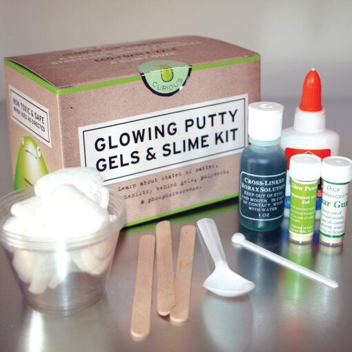 Copernicus Glowing Putty Gels and Slime Kit, For Ages 10 and Up