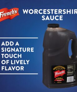 French's Worcestershire Sauce, 1 gal - One Gallon Container of Gluten-Free Worcestershire Sauce, Perfect as Meat Tenderizer, Marinades, Sauces and More 16 719tkgliKOS