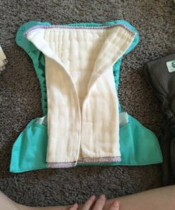 OsoCozy Better Fit Unbleached Prefold Cloth Diapers -100% Cotton, Gauze Weave, Sized for Tri Folding - Size 1 - (Infant 4x8x4 Fits 6-16 lb.) - 1 Dozen Better Fit Infant 4x8x4 (6-16 Pound) 23 719uexb9 7L