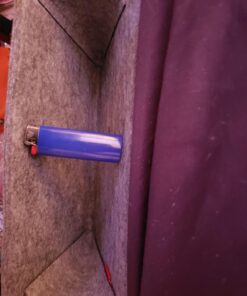 Kikkerland Grey Felt Bedside Pocket Caddy, Large Pocket Felt Storage, Organizer for Magazine Remotes Phone, Storage Bag Pocket for Bunk, Grey Single 22 719wTi0oOL