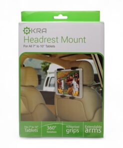 Okra 360° Degree Adjustable Rotating Headrest Car Seat Mount Holder for iPad, Samsung Galaxy,Motorola Xoom, and All Tablets Up to -10.1" 35 719xKFZ0yHL