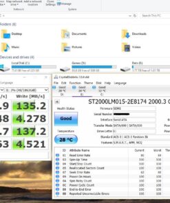 Seagate BarraCuda 2TB Internal Hard Drive HDD – 2.5 Inch SATA 6 Gb/s 5400 RPM 128MB Cache for PC Laptop (ST2000LM015) BarraCuda 2.5-Inch Standard Packaging 76 719xsSKERpL