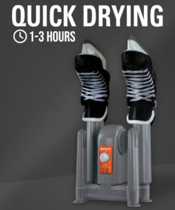 DryGuy Force Dry DX - Boot, Shoe, Garment & Gear Dryer - Convection Heating with Quiet Forced-Air Central Blower - 4 Drying Ports w/2 Extensions - Dries in 1-3 Hours - Heat/No Heat Switch & 3-Hr Timer 28 719y oOy6iL 2