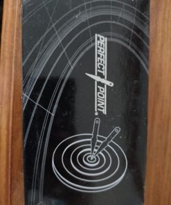 Perfect Point Throwing Knife Set – Set of 6 Throwers, Black Stainless Steel Blades and Handles with Assorted Colored Grinding Lines and Nylon Sheath, Well Balanced, Sport Knives – PP-595-6MC 17 719ydsbLjeL