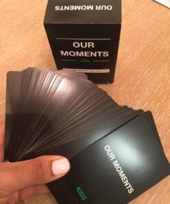 OUR MOMENTS Kids: 100 Conversation Starter Cards for Families and Kids - Relationship Building - Car Travel, Road Trip & Card Game for Healthy Loving Family - Questions for Family Activities 43 719yzL5GSdL