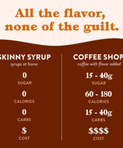 Jordan's Skinny Syrups Sugar Free Coffee Syrup, Salted Caramel Flavor Drink Mix, Zero Calorie Flavoring for Chai Latte, Protein Shake, Food & More, Gluten Free, Keto Friendly, 25.4 Fl Oz, 6 Pack 25.4 Fl Oz (Pack of 6) 8 719zWTYocWL