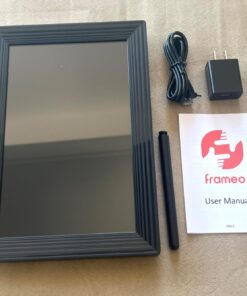 Frameo 10.1" WiFi Digital Picture Frame, Smart Digital Photo Frame with 16GB Storage, 1280x800 IPS HD Touch Screen, Auto-Rotate, Easy Setup to Share Photos or Videos Remotely via App from Anywhere HD 10.1 inch 42 719zi1tBABL