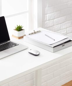 Amazon Basics Aluminum Storage Clipboard, Two-Tier, Standard Clip, 14" x 9", Silver 16 719zmZhnd7L