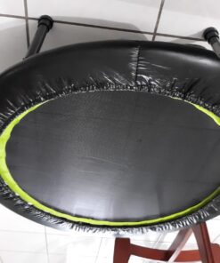 Stamina Fitness Trampoline - Exercise Trampoline with Smart Workout App - Indoor Trampoline Fitness Rebounder 36-Black One Size 27 719zsJ33pL