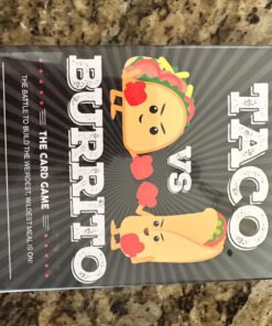 Taco vs Burrito Family Board Games for Kids 6-8, 8-12 & Up - Fun Card Games for Kids and Families, Kids Family Game Night 34 719zz BVOhL