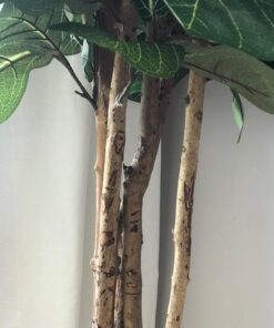 Nearly Natural 6ft Fiddle Leaf Fig Artificial Trees, 72in, Green 72 in 53 71A 63ehkL