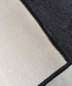 Indoor Doormat Rubber Backed,30 inch x 18 in, Solid Black, Non Slip, Kitchen Rugs and Mats Doormat 18 x 30 inch ( Indoor Mat ) 17 71A Sz3IsL