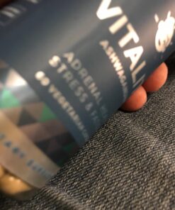 Vitality Adrenal Health & Cortisol Manager – Fight Fatigue, Feel Calm & Balanced – Healthy Cortisol, Focused Energy – Ashwagandha Supplement with Rhodiola, L-Tyrosine, Holy Basil – 60 Veg Capsules 49 71A xAlc3EL