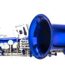 Glory Blue/Silver keys E Flat Alto Saxophone with 11reeds,8 Pads cushions,case,carekit 17 71A0hBmwJKL