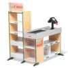Melissa & Doug Freestanding Wooden Fresh Mart Grocery Store - Supermarket Pretend Play, Kids Play Store, Toy Food Stand For Toddlers And Kids Ages 3+ - FSC-Certified Materials 32 71A1NgmKFYL