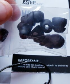 MEE audio M6 Sport Wired Earbuds, Noise Isolating In Ear Headphones, Sweatproof Earphones for Running/Gym/Workouts with Dynamic Enhanced Bass Sound, Memory Wire Earhooks, 3.5mm Jack Plug (Black) Black Regular 3.5mm Wired 36 71A3IPW42tL