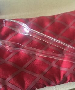 Clear Plastic Tongs, 6 1/2", 4 Pack 12 71A3kO3eUpL