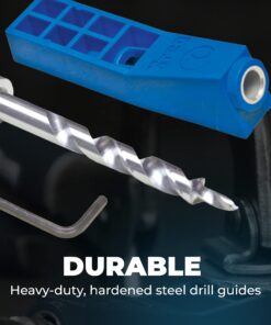 Kreg MKJKIT Mini Jig Kit - Simple, Compact Kreg Pocket-Hole Jig - Create Strong Joints Without Glue - For Tight Spaces & Small Projects - Unlimited Material Thickness 28 71A4WSIoSzL