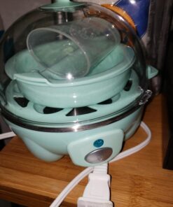 DASH 8” Express Electric Round Griddle for for Pancakes, Cookies, Burgers, Quesadillas, Eggs & other on the go Breakfast, Lunch & Snacks - Aqua 38 71A4jCmSwzL