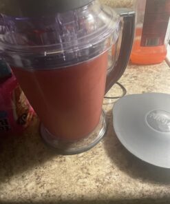 Ninja QB900B Master Prep Food Processor Blender with 48 oz Pitcher & 16 oz Chopping Bowl, Perfect for Frozen Blending & Chopping, 400 Watts, Dishwasher Safe, Countertop, Grey Gray 48 oz. 34 71A4zVUml3L