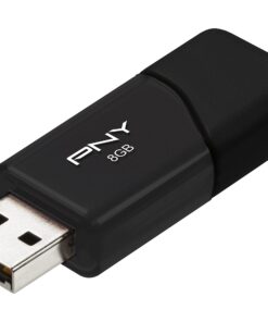 PNY Attache USB 2.0 Flash Drive, 8GB/ BLACK (P-FD8GBATT03-GE) 9 71A580odysL