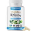 DIM Supplement 200 mg | Estrogen Hormone Balance for Women & Men | Hormonal Acne Supplements, Menopause Support, Antioxidant Support | Clean Label Project Certified, Vegan, Soy Free | 60 Ct. DIM 200mg 19 71A7D3Y22gL