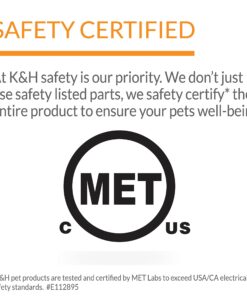 K&H Pet Products Perfect Bucket Heater w/ Cord Clip Gray 5" 80W 34 71A8tt g3cL