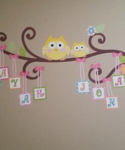 RoomMates RMK2079GM Happi Scroll Tree Letter Branch Peel and Stick Giant Wall Decal 30 71A97VJBDyL