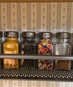 Simple Houseware Wall Mounted Spice Rack, Silver, Set of 2 34 71A9PDg1MjL