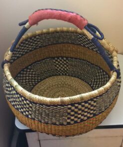 AFRICAN MARKET BASKET African Round Basket, 1 EA 40 71A9fsV0UWL