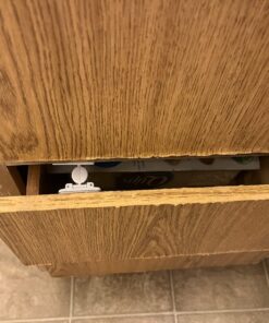 12 Pack Cabinet Locks Child Safety | Baby Safety Cabinet Locks NO Drilling 3M Adhesive Baby Proof Drawer Lock Child proofing cabinets latches for Kids Latch for Drawers & Door Child Safety Locks White 1 Count (Pack of 12) 30 71AACynsUoL