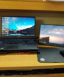 ViewSonic VA1655 15.6 Inch 1080p Portable IPS Monitor with a Built-in Stand, Mobile Ergonomics, USB C, Mini HDMI and Protective Case for Home and Office,Black 59 71AAk3MR wL