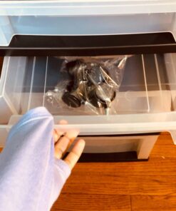 IRIS USA, Inc 116827 Mini Chests,4-Drawer,12-1/16-Inch x14-1/4-Inch x26-7/16-Inch ,Clear/Black 31 71AC647yLcL