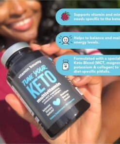 Vitamin Bounty Tune Your Keto Multivitamin - Keto Vitamins, Keto Multivitamin Women and Men, Electrolytes with Vitamin C, Magnesium, Collagen, Potassium, MCT, Energy Support - 90 Capsules 24 71ADCCRhvgL