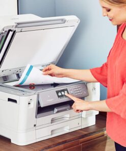 Brother Inkjet Printer, MFCJ6945DW, INKvestmentTank Color Inkjet All-in-One Printer with Wireless, Duplex Printing and Up to 1-Year of Ink in-Box, Amazon Dash Replenishment Enabled, White New Model: MFC-J6945DW (inc. 1 year ink) 25 71ADo0Cr3sL