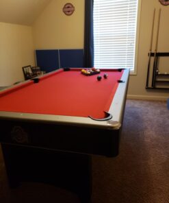 Hathaway Maverick 7-Foot Pool and Table Tennis Multi Game with Red Felt and Blue Table Tennis Surface. Includes Cues, Paddles and Balls 36 71ADqLvhxCL