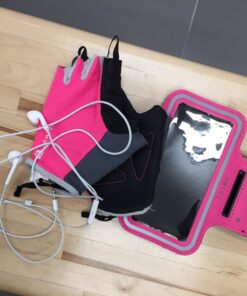 TRIBE Water Resistant Cell Phone Armband Case Running Holder for iPhone Pro Max Plus Mini SE (13/12/11/X/XS/XR/8/7/6/5) Galaxy S Ultra Plus Edge Note (21/20/10/9/8/7/6/5) Adjustable Strap & Key Pocket Dark Pink S: iPhone Mini/8/7/6/5/4/3/SE/Galaxy Mini 45 71AEPrC1N L