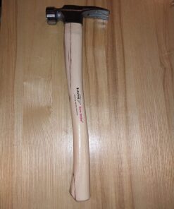 ESTWING Sure Strike California Framing Hammer - 25 oz Straight Rip Claw with Milled Face & Hickory Wood Handle - MRW25LM Magnet 40 71AEVRHW9BL
