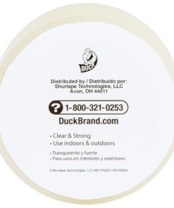 Duck Brand All Weather Indoor/Outdoor Repair Tape, Clear, 1.88-Inch x 100-Feet, Single Roll, 281230 11 71AFZVx6ffL