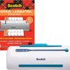 Scotch PRO Thermal Laminator and Pouch Bundle, 2 Roller System, Never Jam Technology Automatically Prevents Misfed Items (TL906) with Scotch Thermal Laminating Pouches, 200-Pack (TP3854-200) w/Laminating Machine 33 71AFlB5dqBL