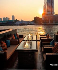 Outland Living 401 Series - 44-Inch Outdoor Propane Gas Fire Table, Espresso Brown/Rectangle 36 71AFncmxtoL