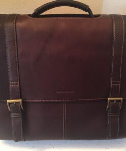 Samsonite Colombian Leather Flap-Over Messenger Bag One Size Brown 43 71AG47CNMlL