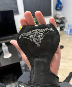 Cobra Grips PRO Weight Lifting Gloves Heavy Duty Straps Alternative Power Lifting Hooks for Deadlifts Adjustable Neoprene Padded Wrist Support Bodybuilding A PRO Black Rubber One Size 32 71AHRLIknmL