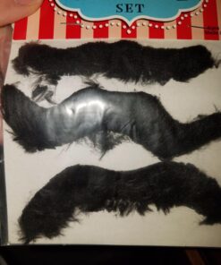Rhode Island Novelty 3.5 Inch Mustache Set, One Pack of 3 19 71AHh1tTIeL