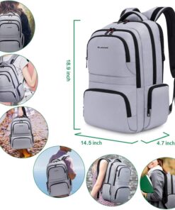 KUPRINE Travel Anti Theft Slim Durable Laptop Backpacks for Women Mens Lightweight Water Resistant College Computer Backpack Fits Most 15.6 Laptop & Tablet 54 71AIGNUZvFL