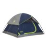 Coleman Sundome Camping Tent, 2/3/4/6 Person Dome Tent with Snag-Free Poles for Easy Setup in Under 10 Mins, Included Rainfly Blocks Wind & Rain, Tent for Camping, Festivals, Backyard, Sleepovers Navy Blue 4 Person